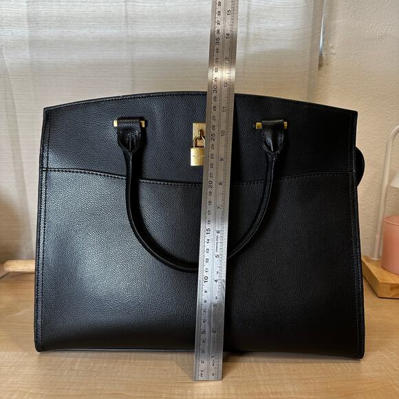TED BAKER Black‎ Saffiano Work Tote - Picture 8 of 10